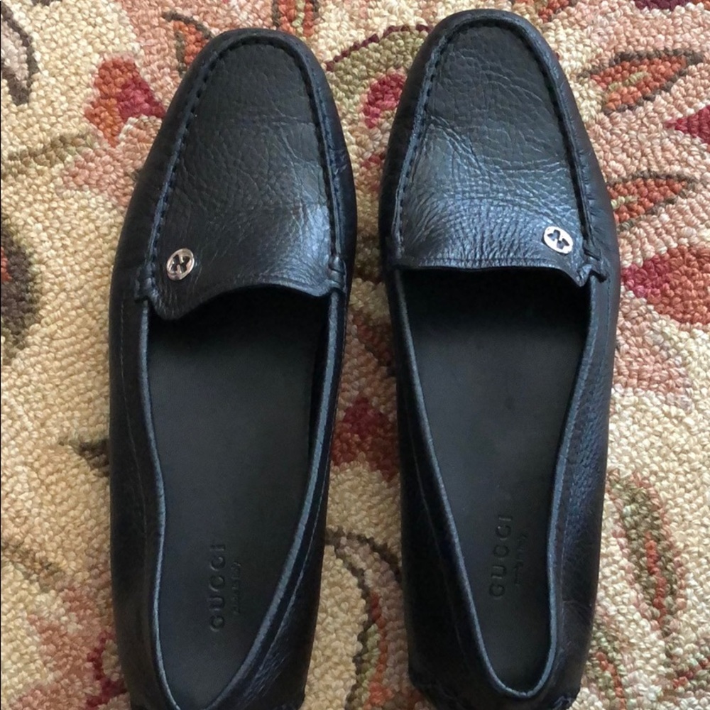 100% AUTH GUCCI Womens loafers drivers 38